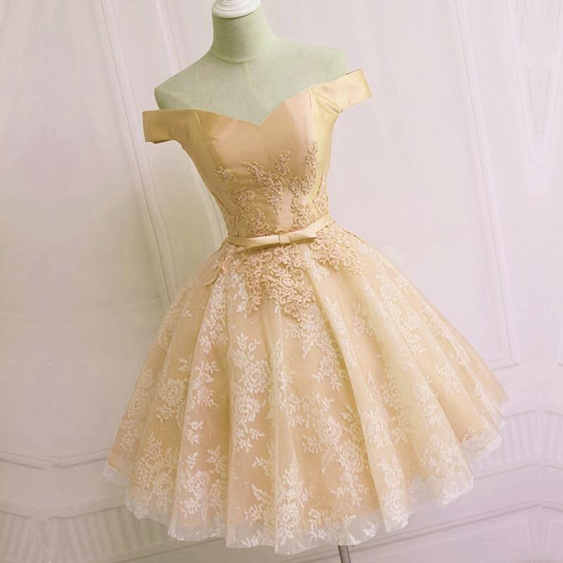 A Line Off The Shoulder Short Mini Tulle Short Prom Dress Homecoming Dresses Sky373 On Luulla 