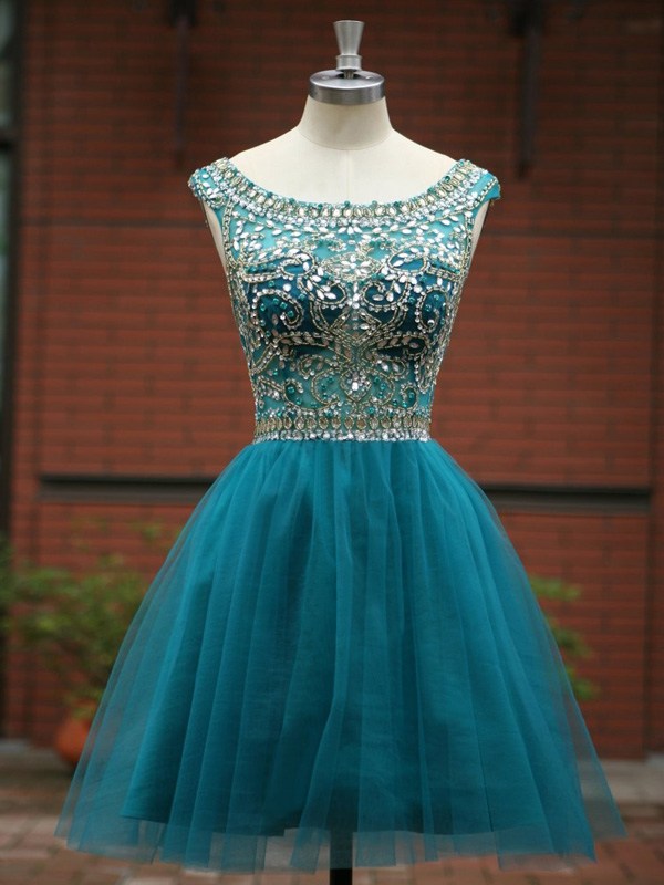 bright blue maxi dress Lights Beaded 70 Elegant One Shoulder HHoliday Color:Platinum
